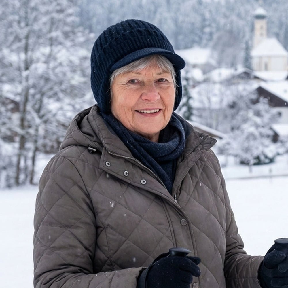 Nordische Unisex-Wintermütze mit weichem Futter und bequemer Passform