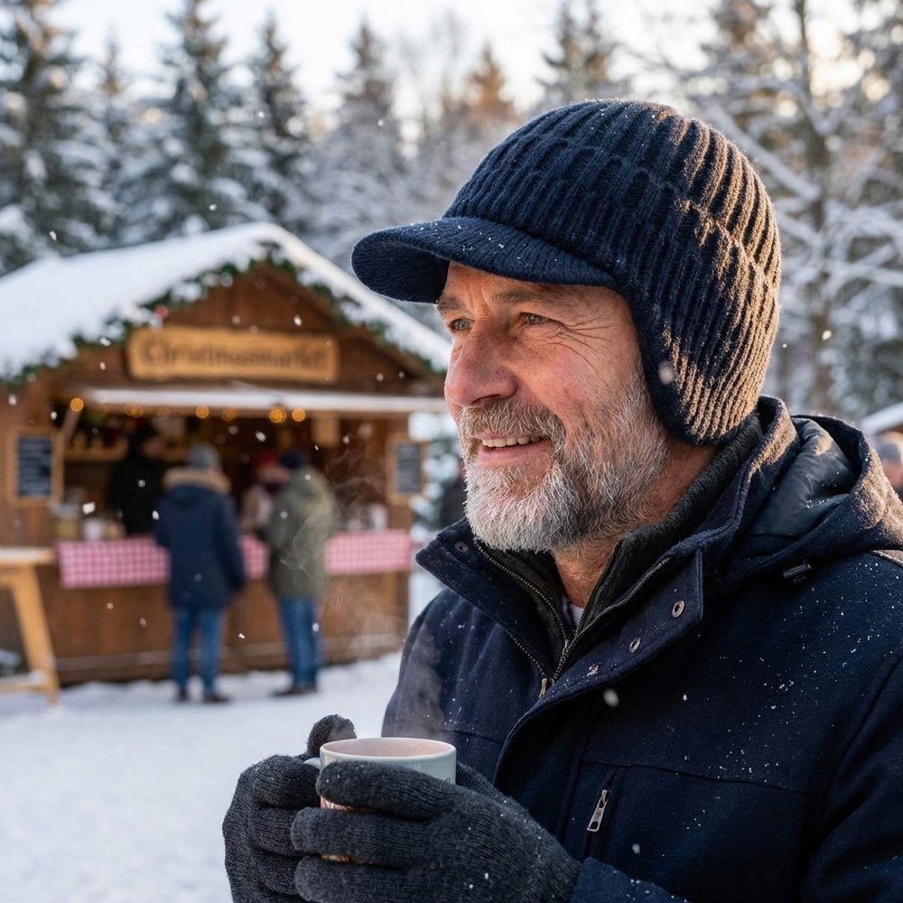 Nordische Unisex-Wintermütze mit weichem Futter und bequemer Passform