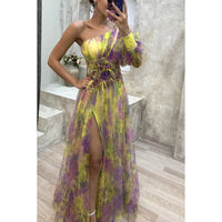 One-Shoulder-Maxikleid für Damen