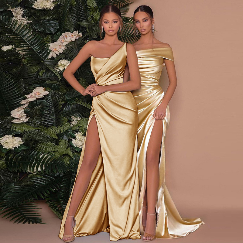 One-Shoulder-Maxikleid für Damen