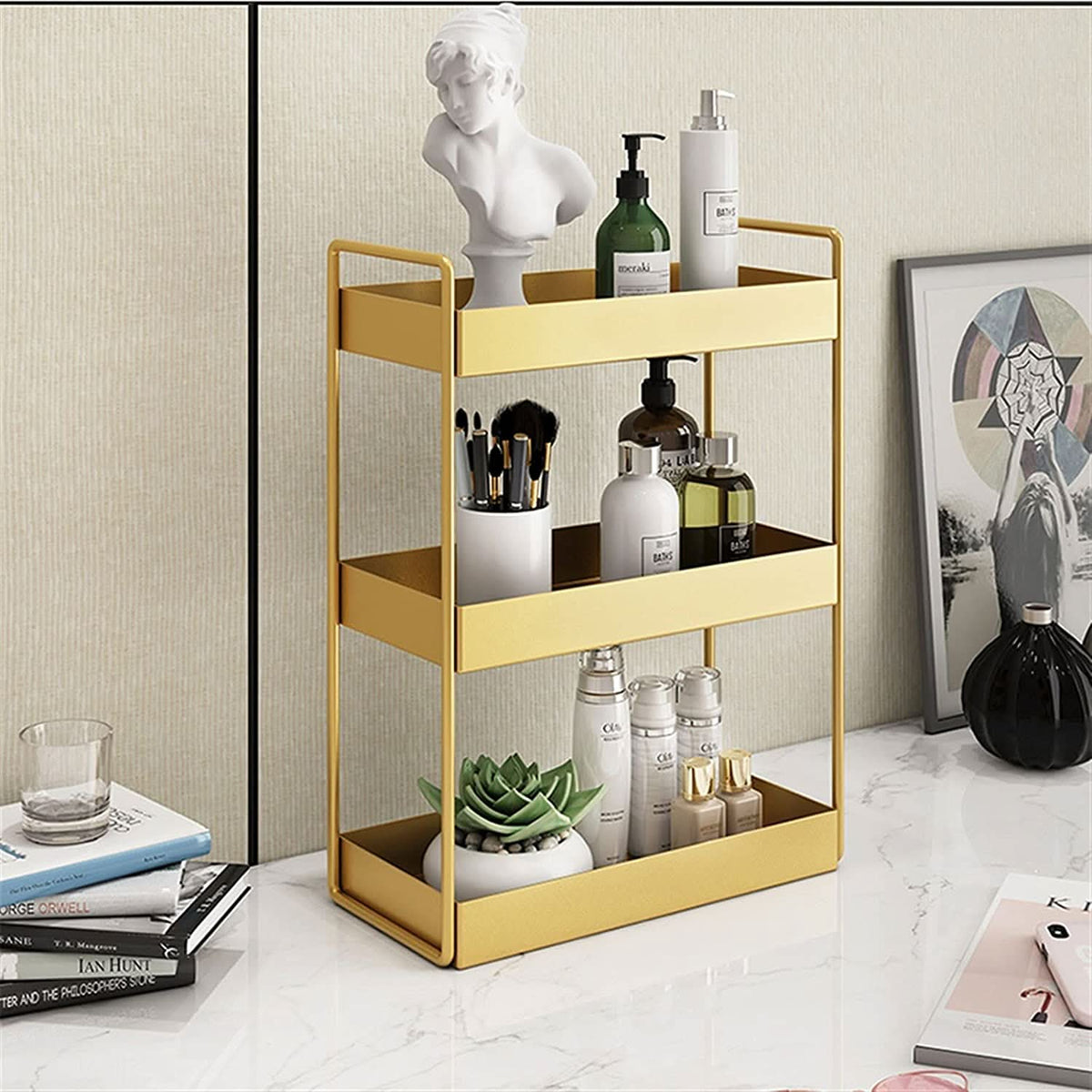 Organizer-Tablett aus Metall