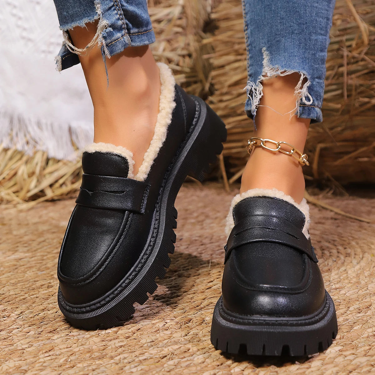 Orthopädische Damen-Loafer