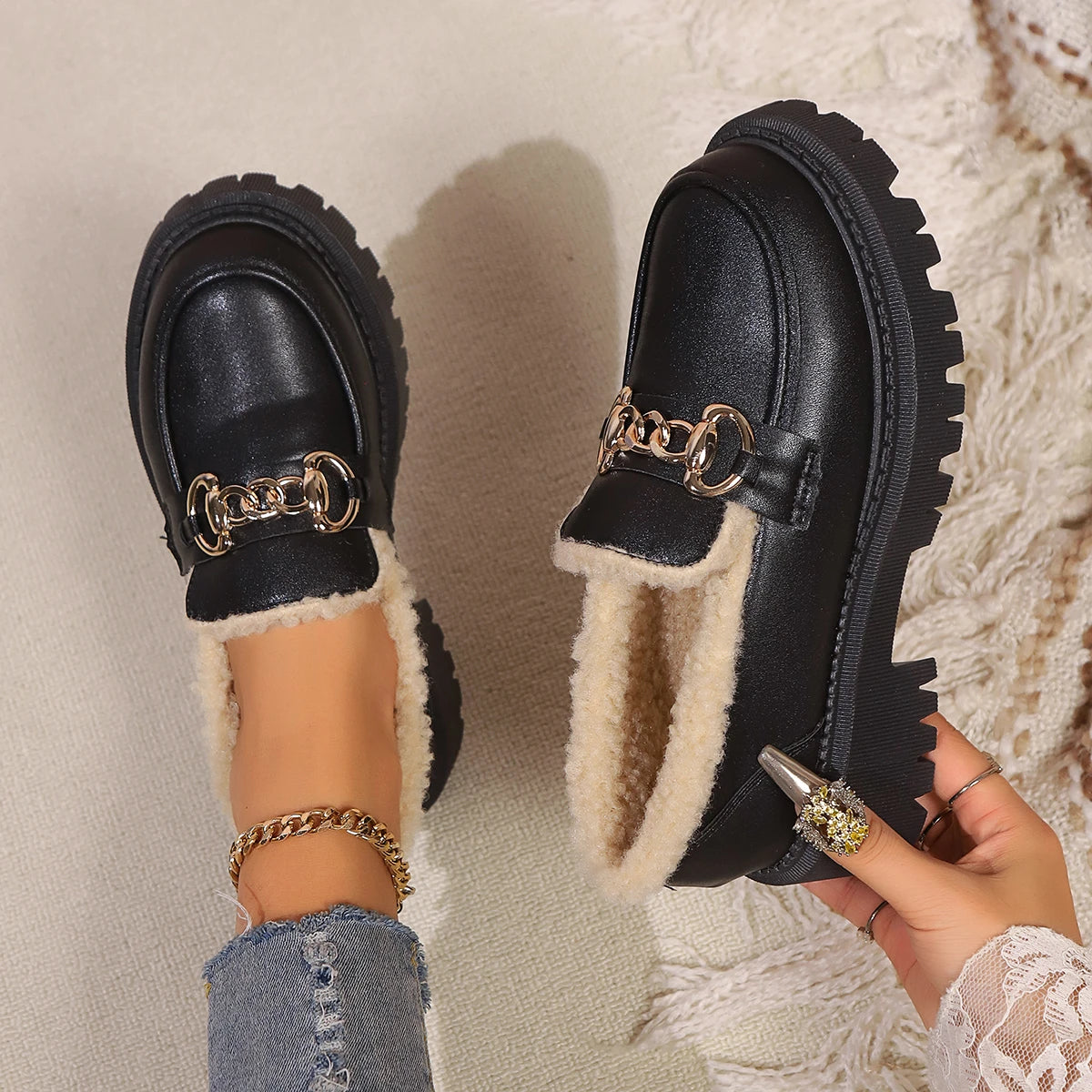 Orthopädische Damen-Loafer