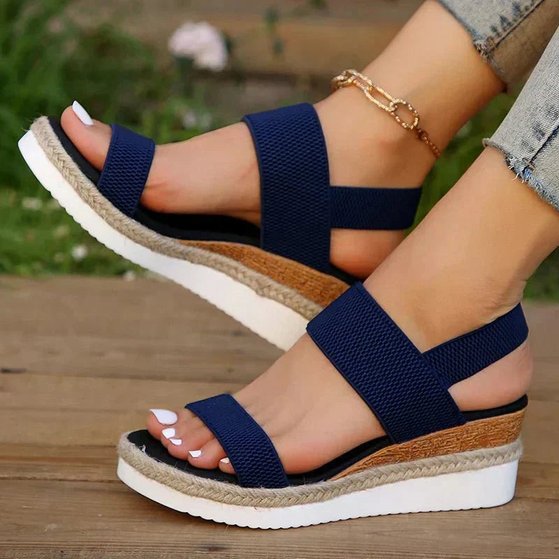 Orthopädische Damen-Sandalen mit offener Zehenpartie