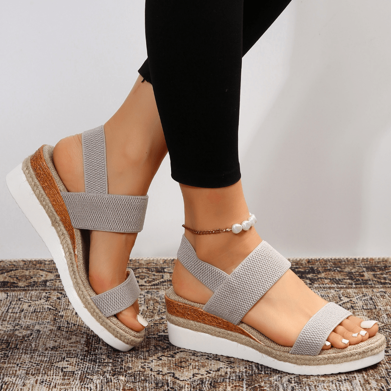 Orthopädische Damen-Sandalen mit offener Zehenpartie