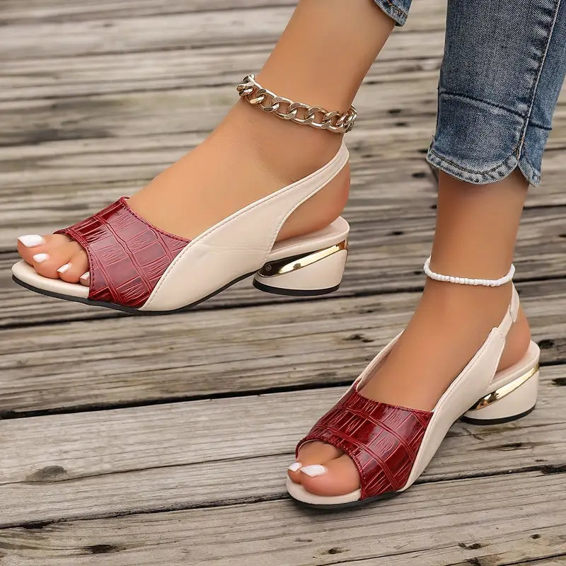 Orthopädische Damen-Sandalen mit offener Zehenpartie