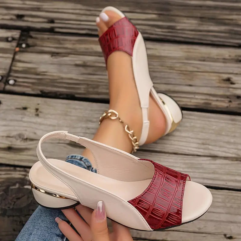 Orthopädische Damen-Sandalen mit offener Zehenpartie