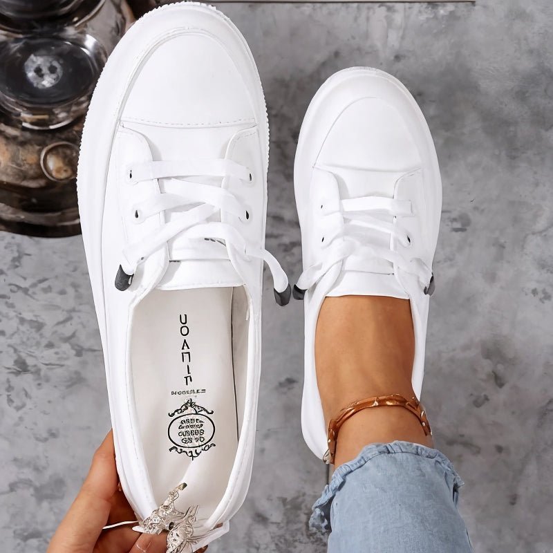 Orthopädische Damen-Schnürsneaker mit Fußgewölbestütze und Dämpfung