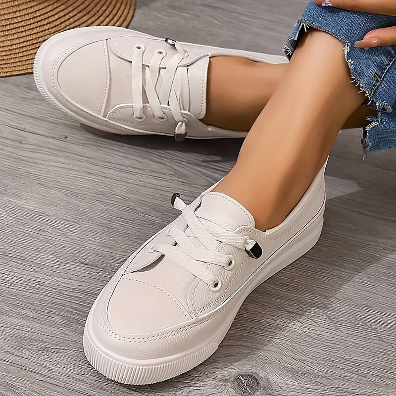 Orthopädische Damen-Schnürsneaker mit Fußgewölbestütze und Dämpfung