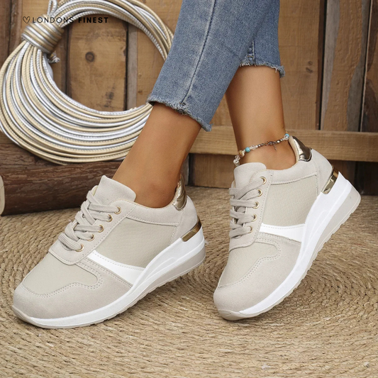Orthopädische Damen-Schuhe mit Fußgewölbestütze und Memory-Schaum-Polsterung – atmungsaktiv, lässig und bequem