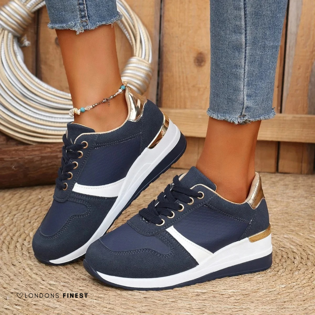 Orthopädische Damen-Schuhe mit Fußgewölbestütze und Memory-Schaum-Polsterung – atmungsaktiv, lässig und bequem