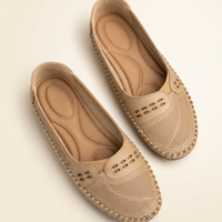 Orthopädische Damen-Slipper mit gepolsterter Fußgewölbestütze | Bequeme und stützende flache Schuhe