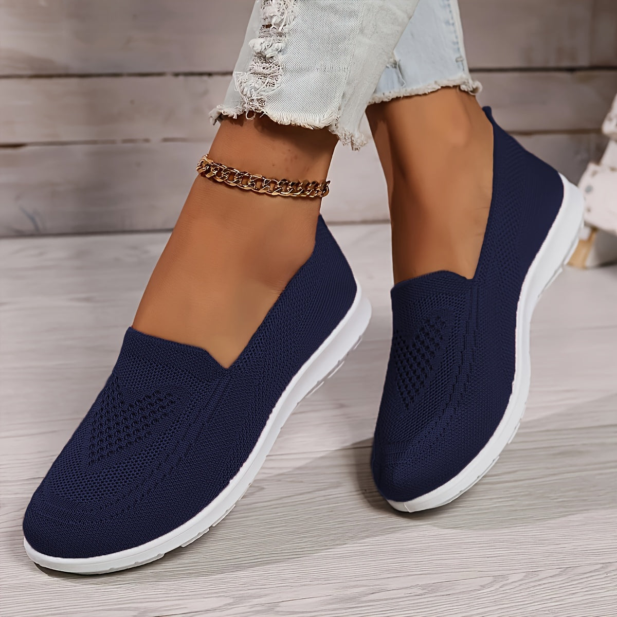 Orthopädische Damen-Slipper - Schwarz