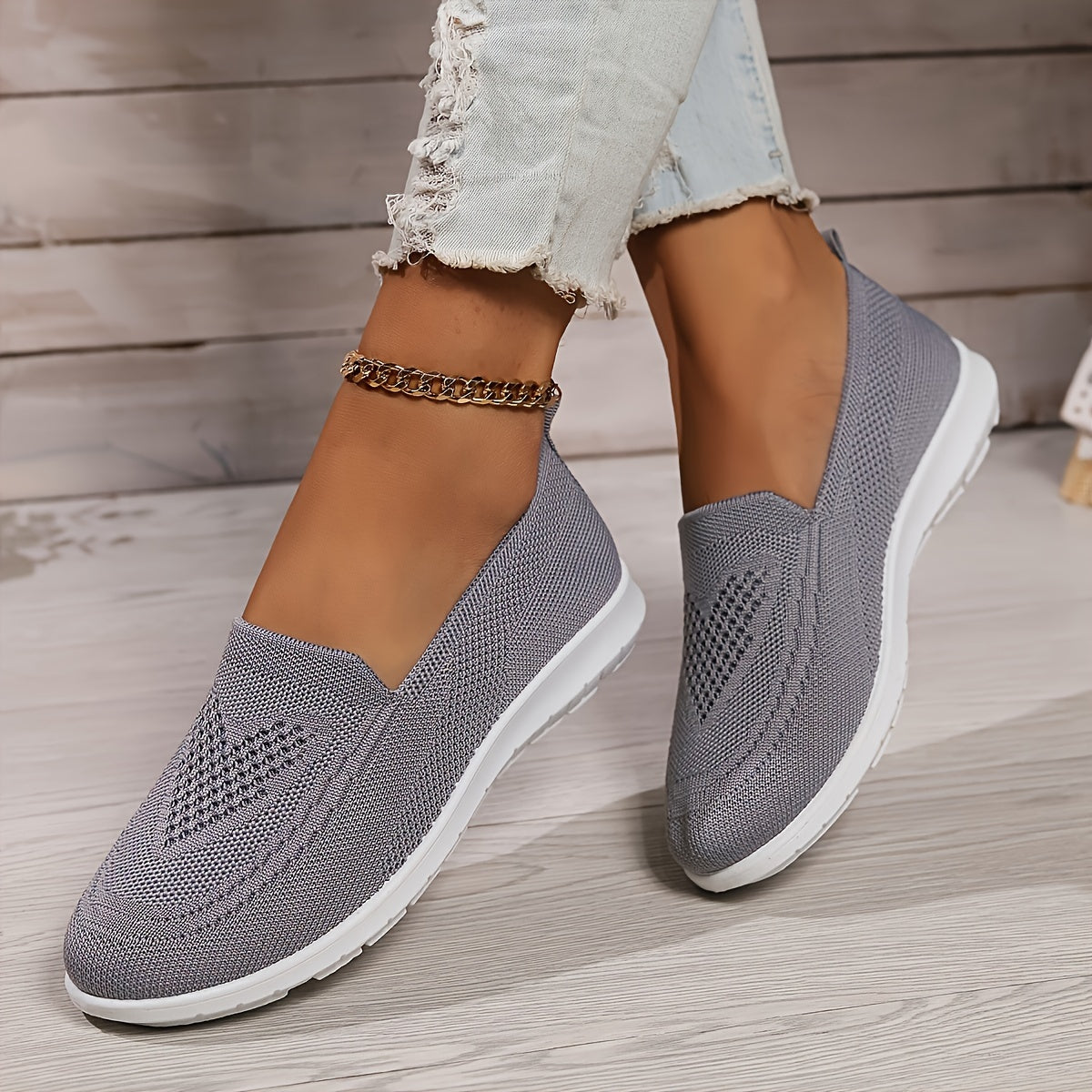 Orthopädische Damen-Slipper - Schwarz