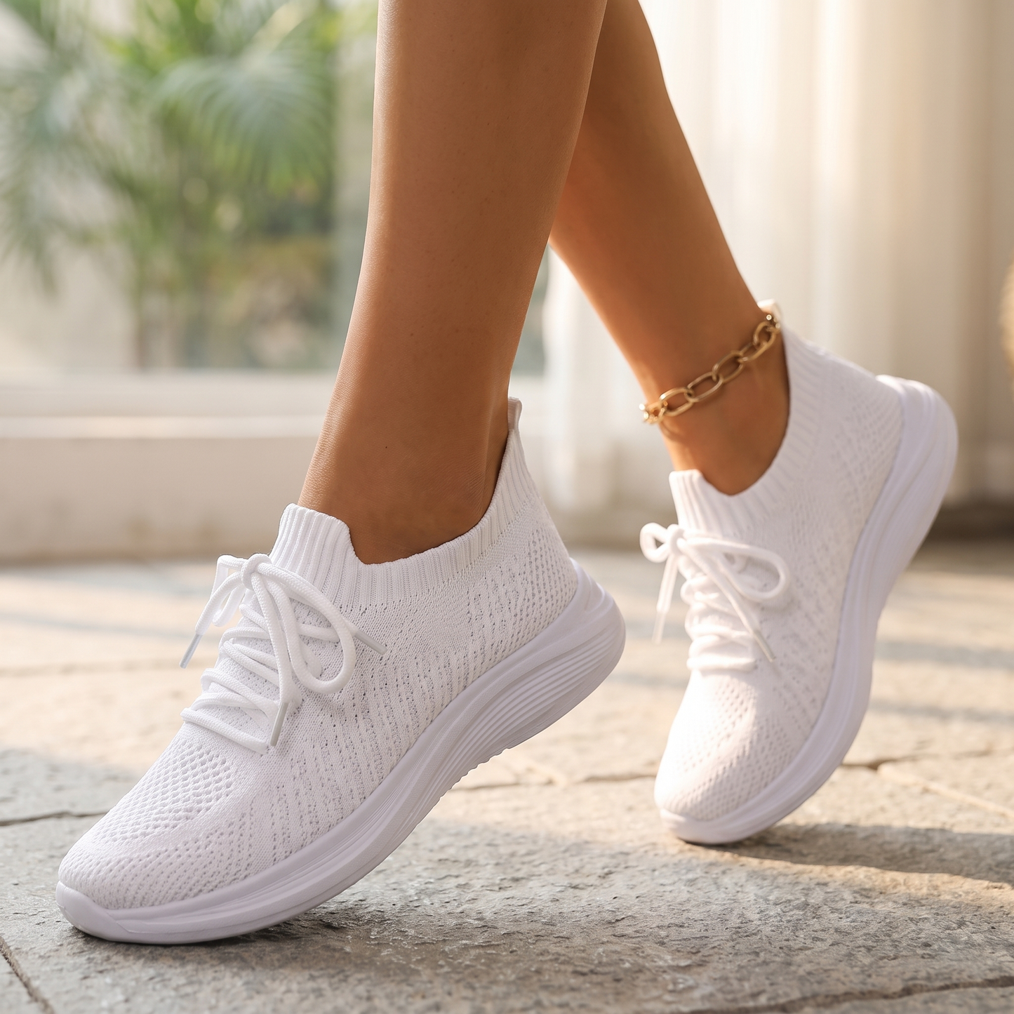 Orthopädische Damen-Sneaker | Memory-Schaum | Geeignet für geschwollene Füße & Diabetes