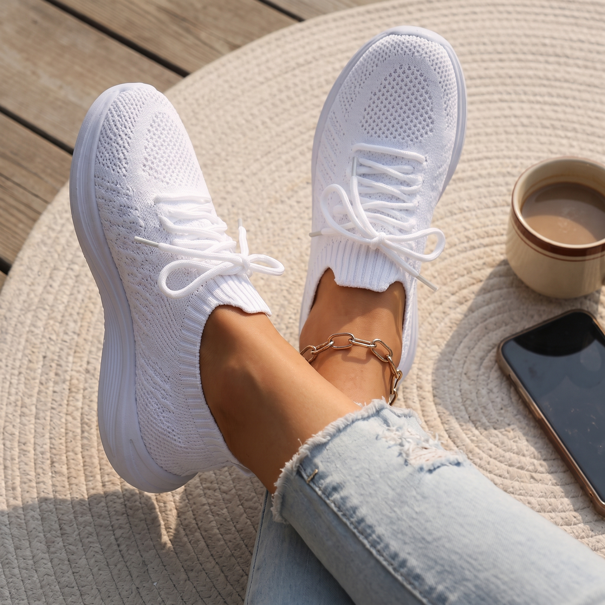 Orthopädische Damen-Sneaker | Memory-Schaum | Geeignet für geschwollene Füße & Diabetes