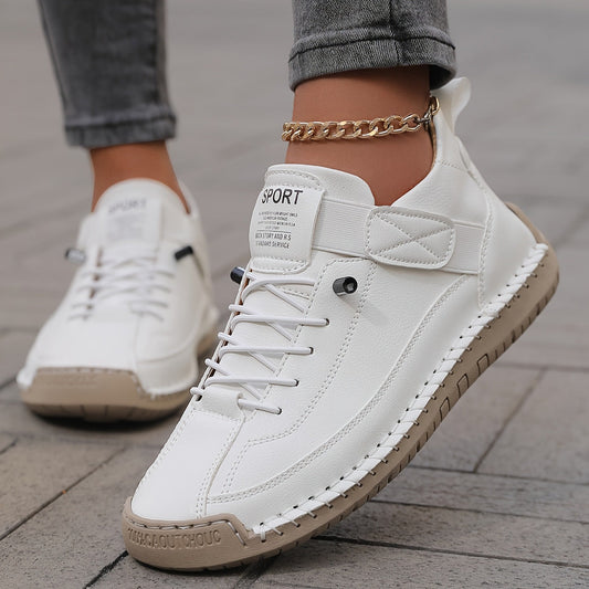 Orthopädische Damen-Sneaker mit Ziernähten