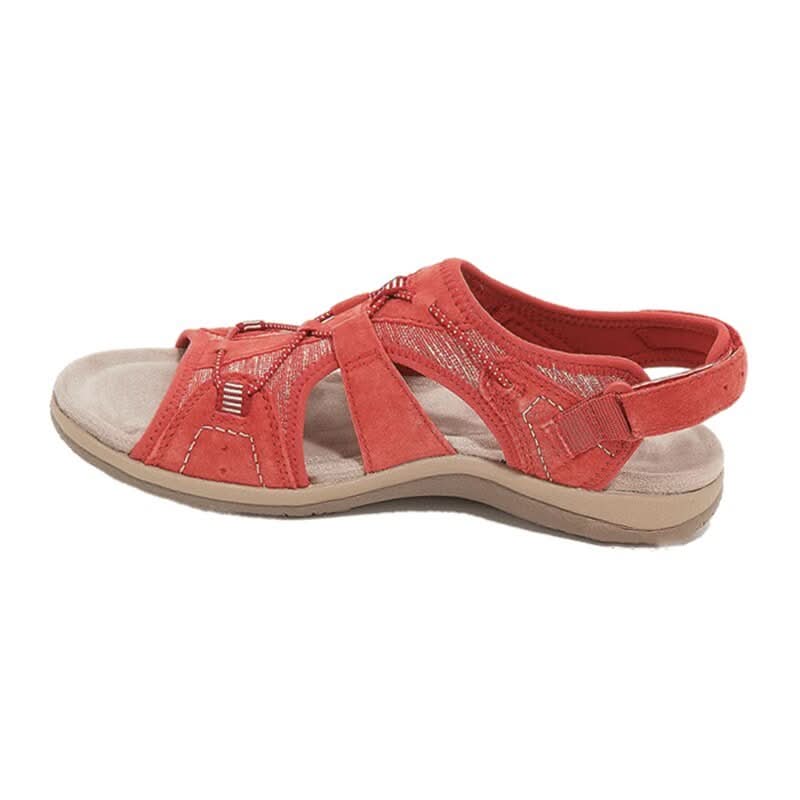 Orthopädische Damensandalen mit Nanoschaum-Sohle