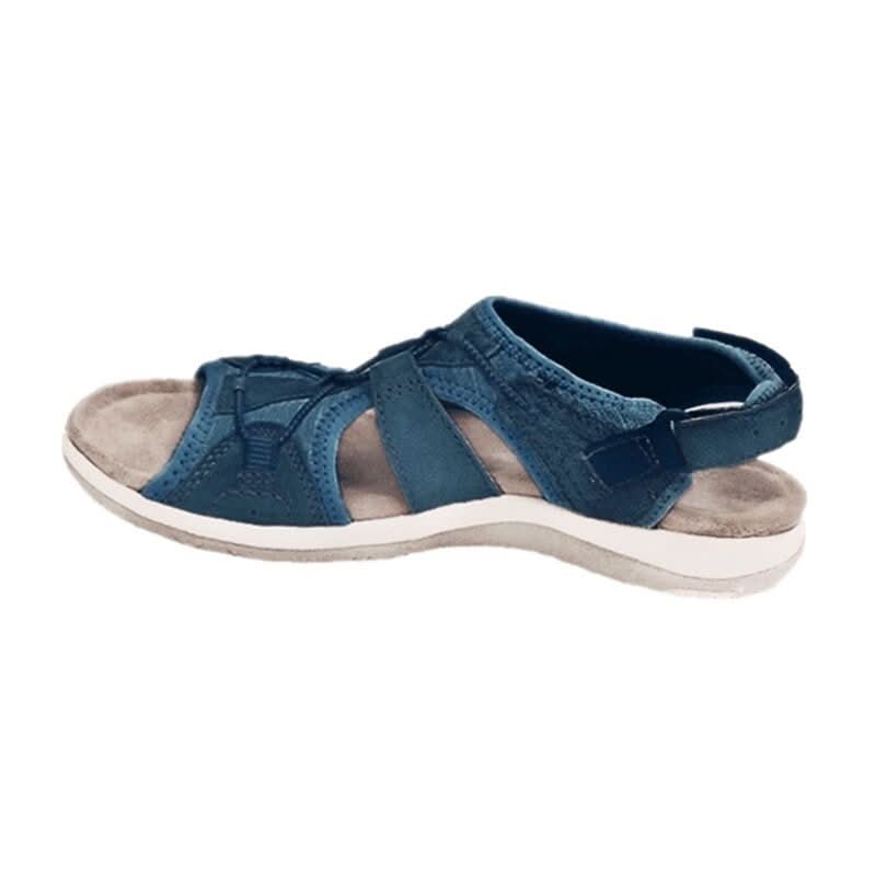 Orthopädische Damensandalen mit Nanoschaum-Sohle
