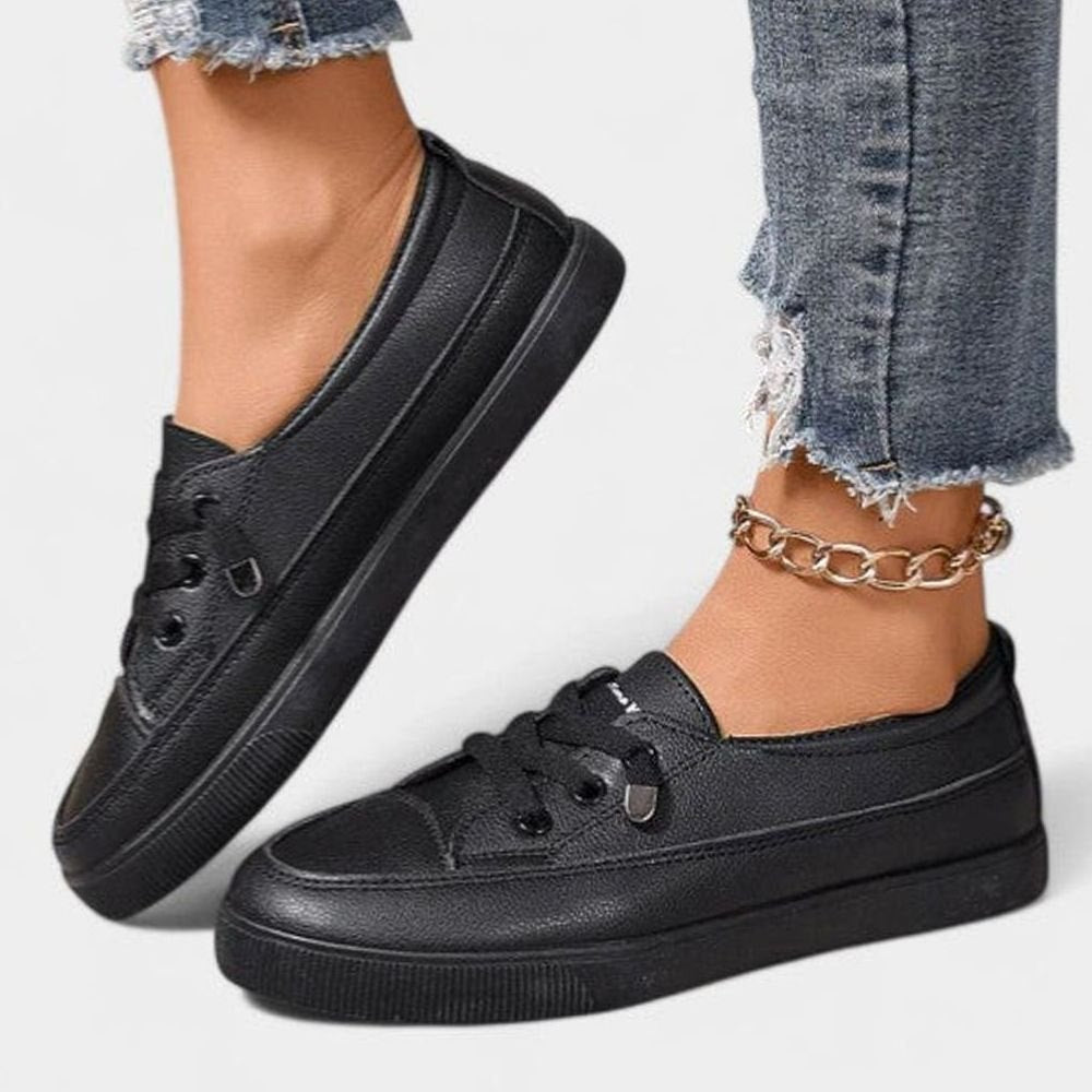 Orthopädische, gedämpfte Damen-Freizeitsneaker zum Schnüren