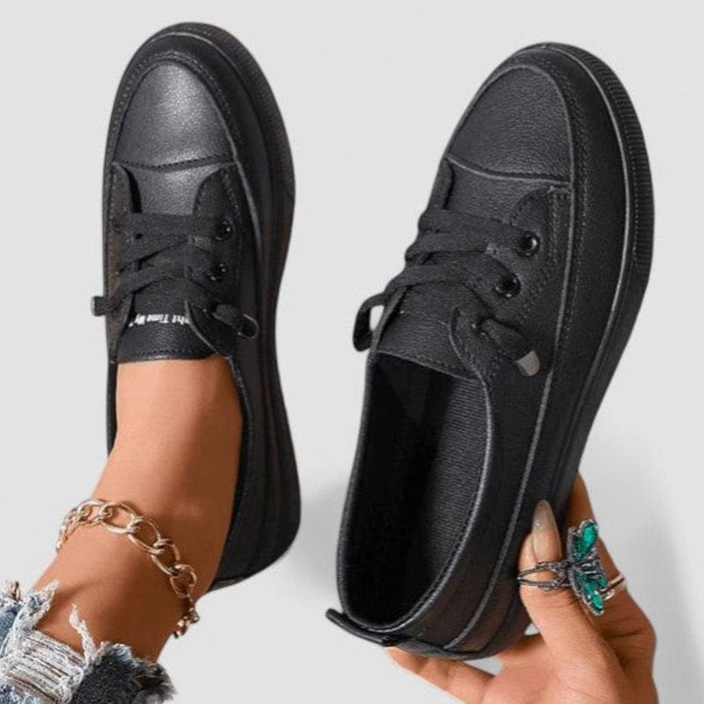 Orthopädische, gedämpfte Damen-Freizeitsneaker zum Schnüren