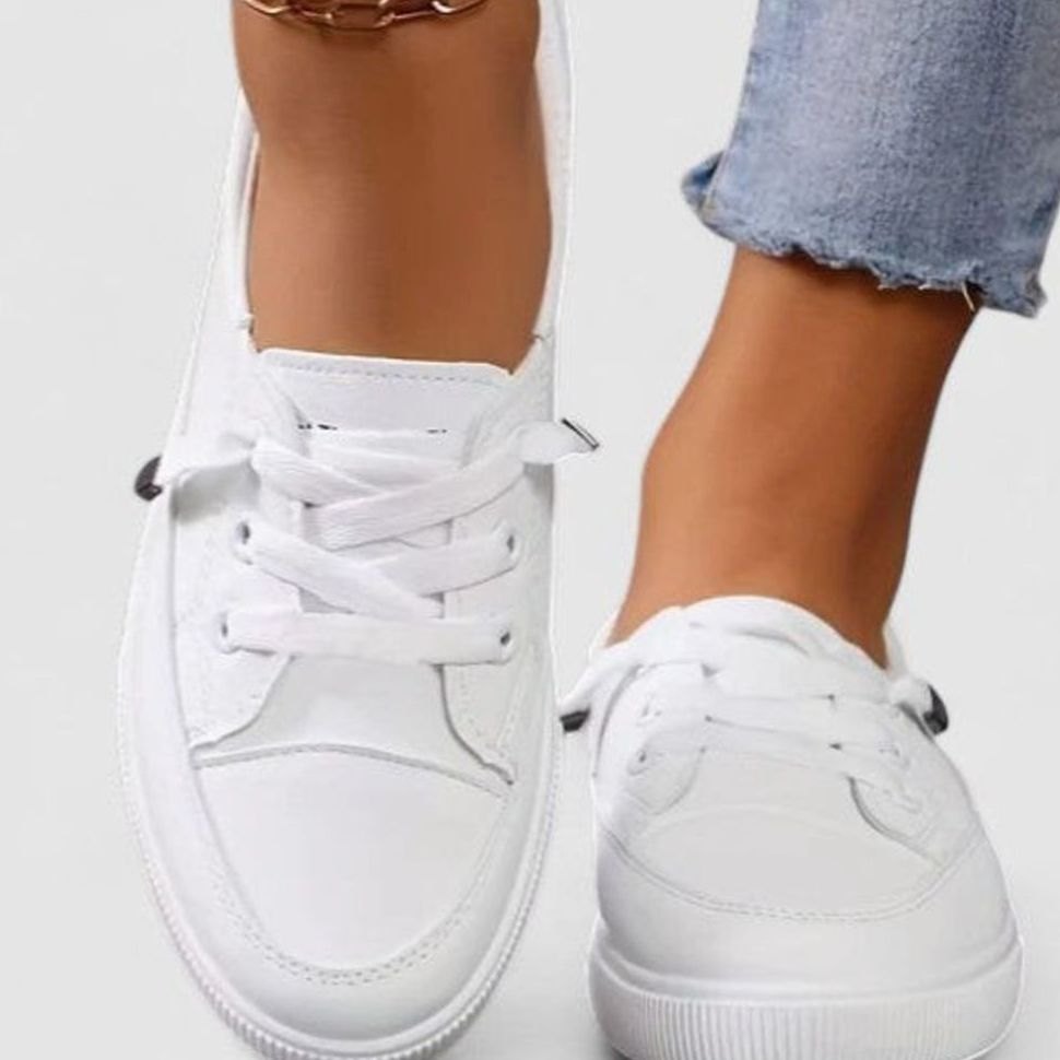 Orthopädische, gedämpfte Damen-Freizeitsneaker zum Schnüren