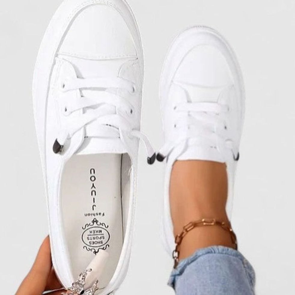 Orthopädische, gedämpfte Damen-Freizeitsneaker zum Schnüren