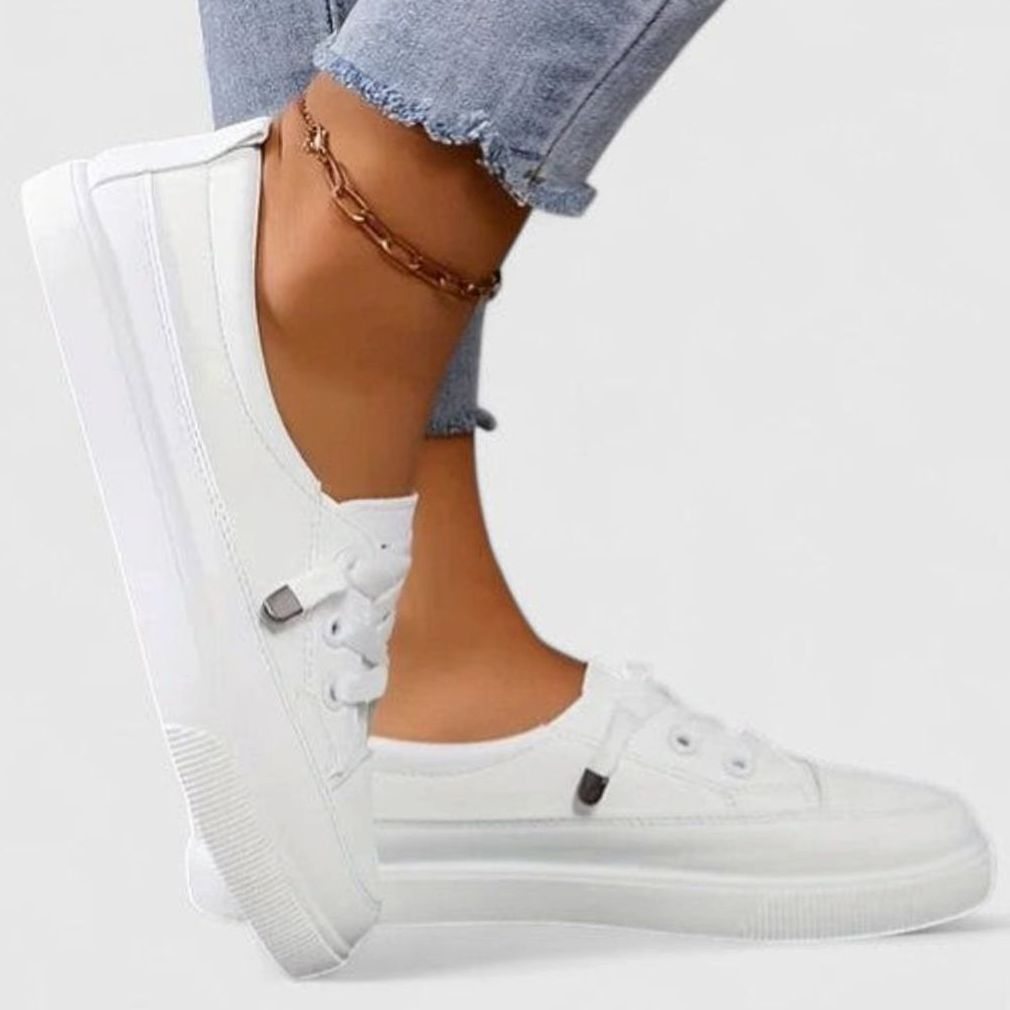 Orthopädische, gedämpfte Damen-Freizeitsneaker zum Schnüren