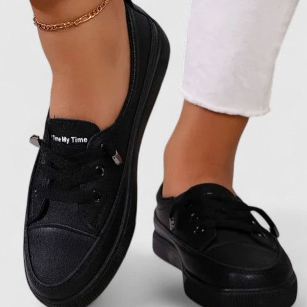 Orthopädische, gedämpfte Damen-Freizeitsneaker zum Schnüren