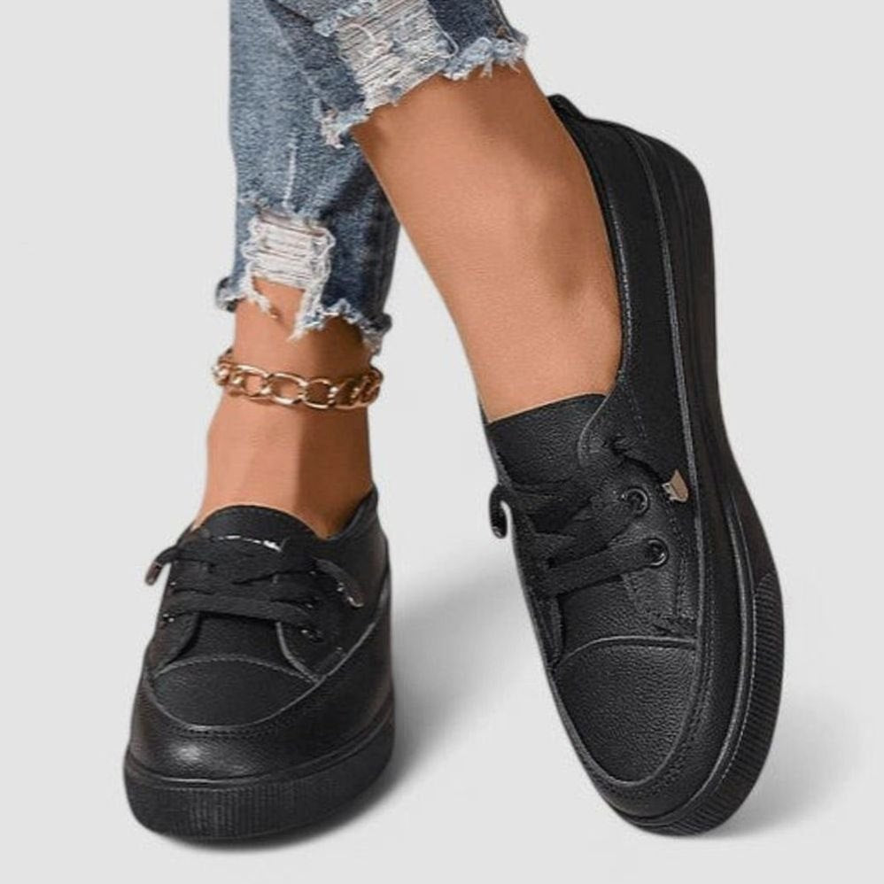 Orthopädische, gedämpfte Damen-Freizeitsneaker zum Schnüren