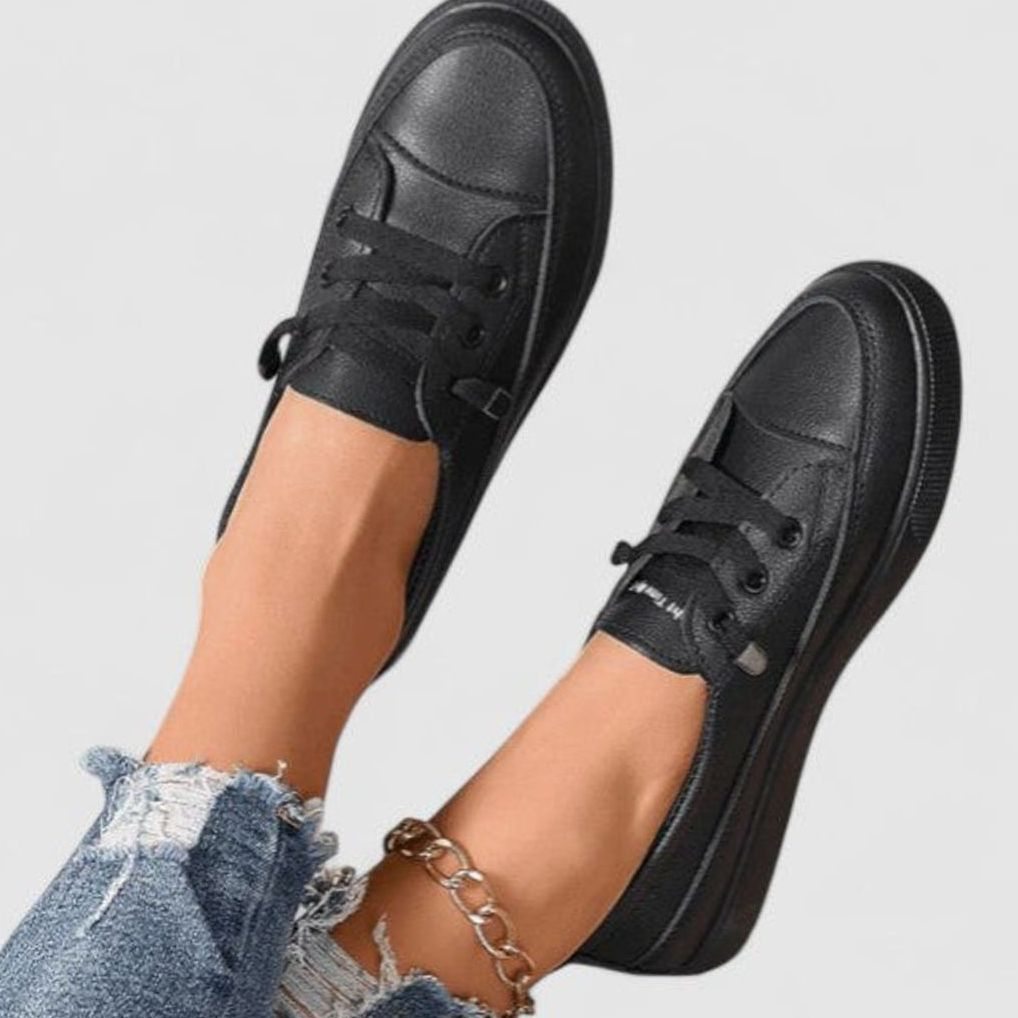 Orthopädische, gedämpfte Damen-Freizeitsneaker zum Schnüren
