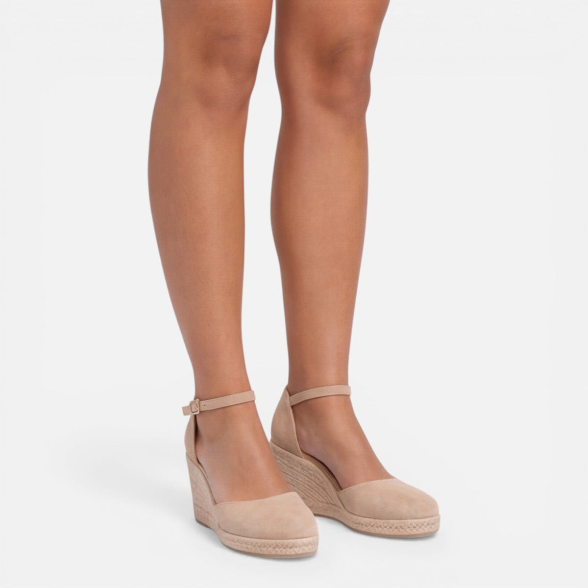 Orthopädische Keilsandaletten für Damen mit geschlossener Zehenpartie