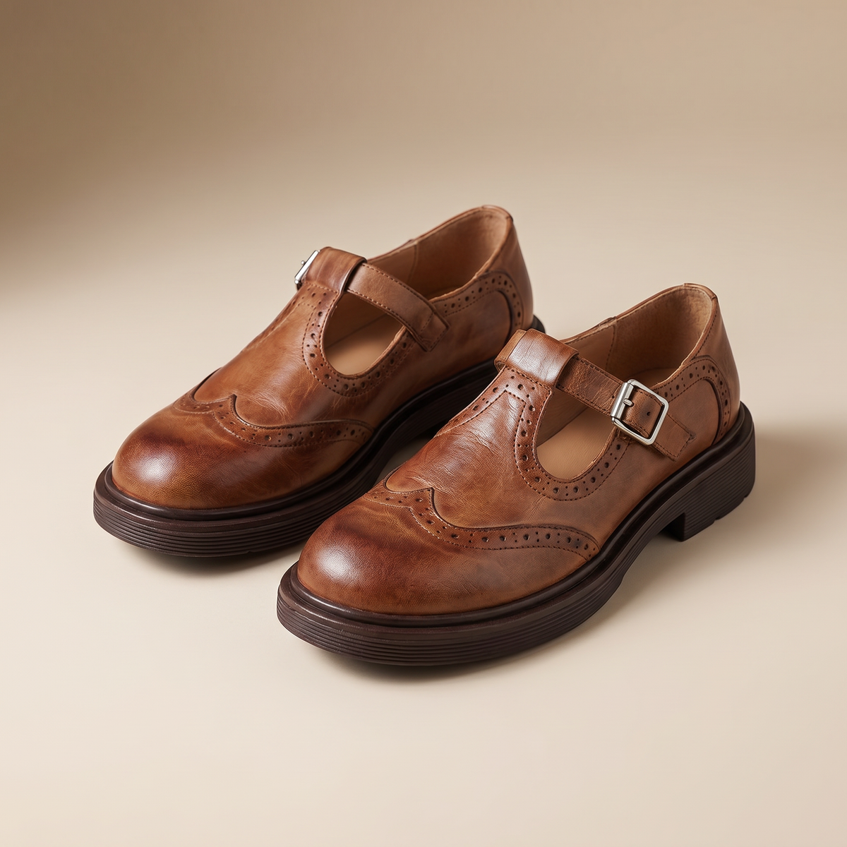 Orthopädische Leder-Mary-Janes für Damen | Bequeme Schuhe für den ganzen Tag