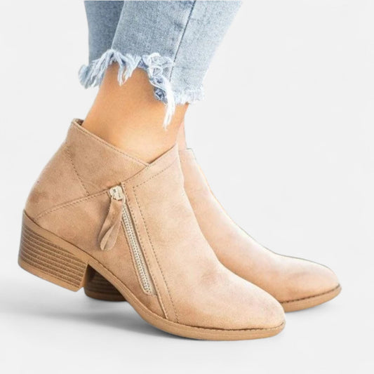 Orthopädische Lederstiefel für Damen – Therapeutischer Komfort, eleganter Stil