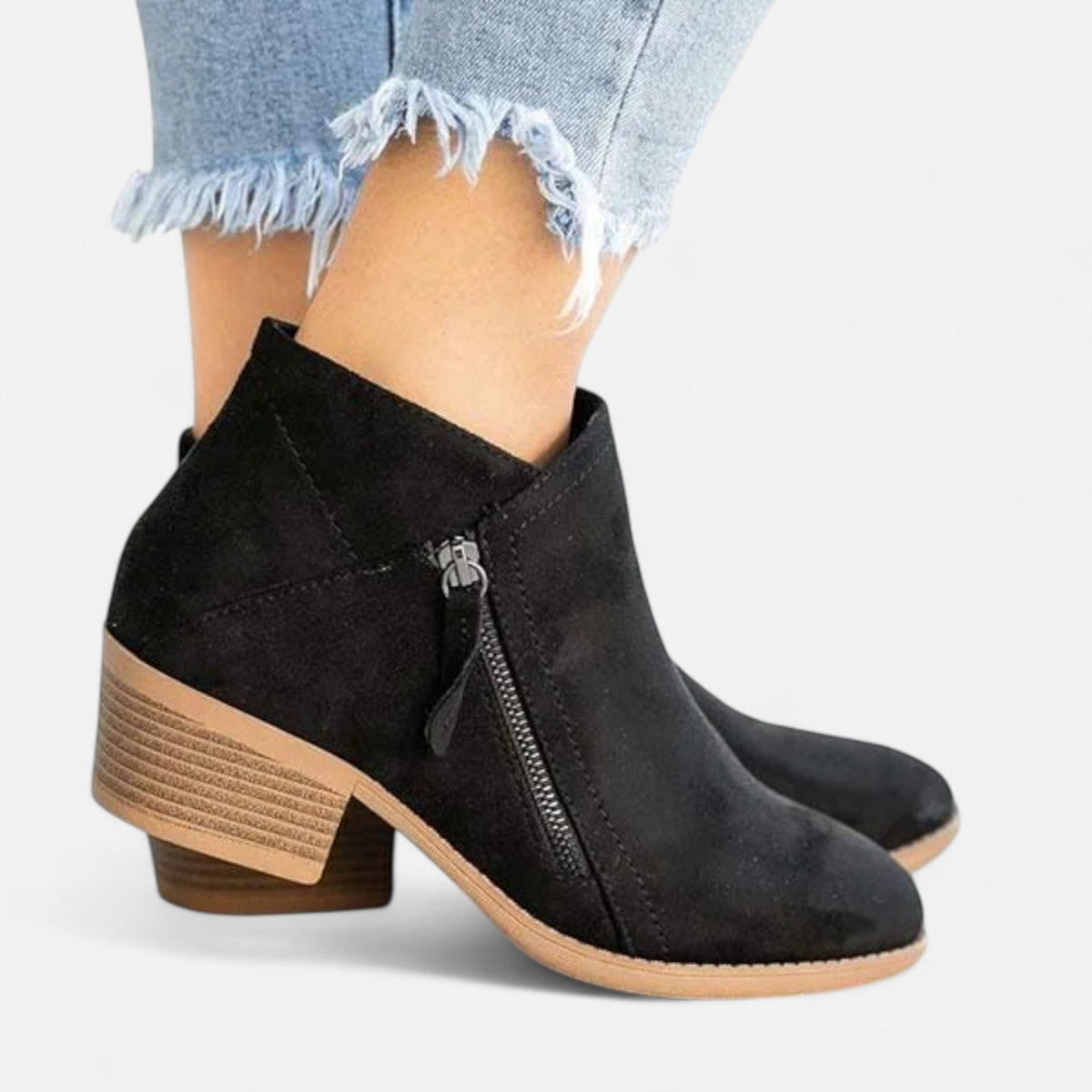 Orthopädische Lederstiefel für Damen – Therapeutischer Komfort, eleganter Stil