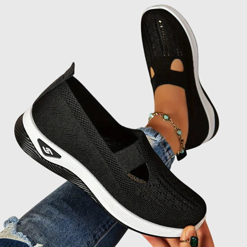 Orthopädische Schuhe mit Stützfunktion und atmungsaktivem Design für den Alltag – Slipper zum Hineinschlüpfen