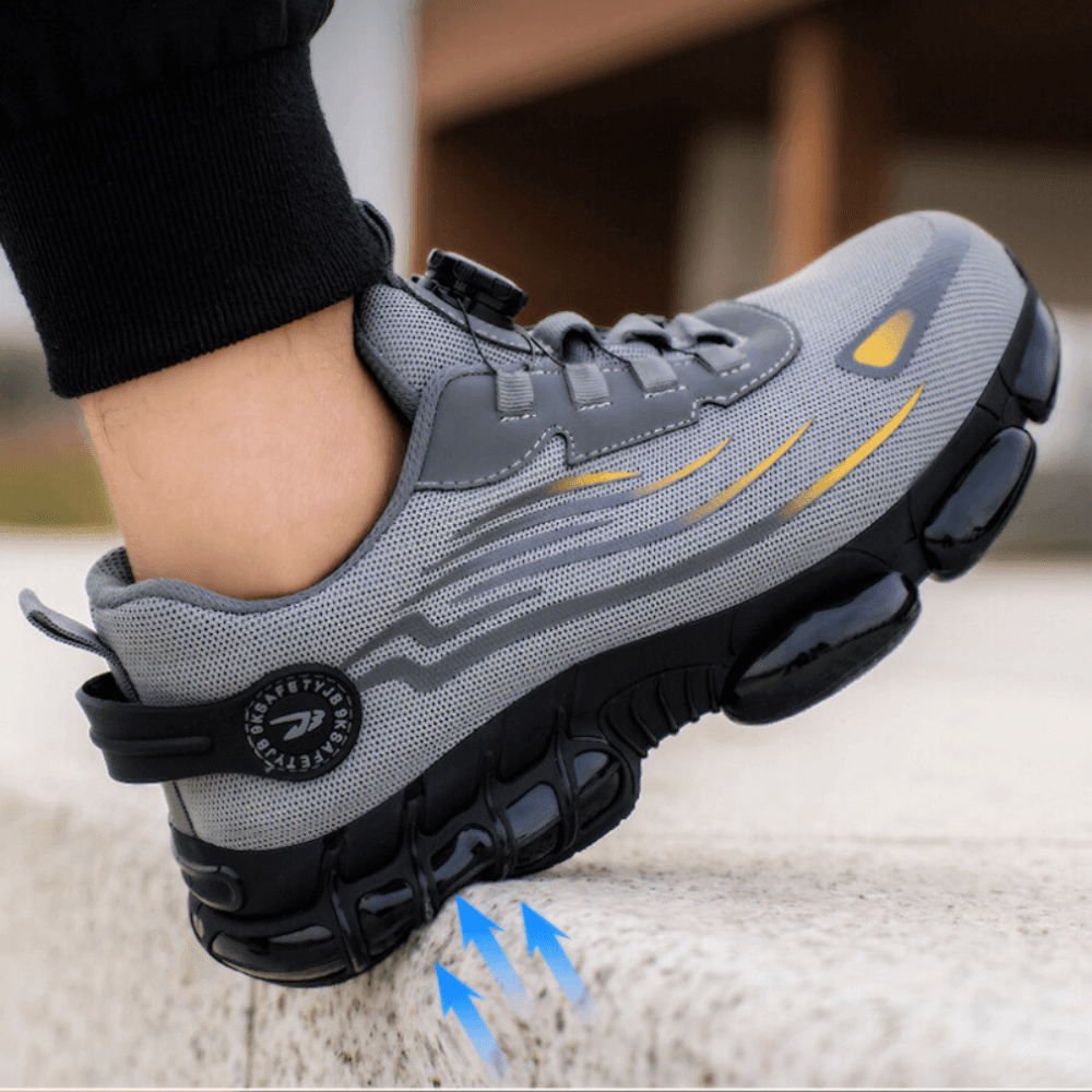 Orthopädische Sicherheitsschuhe mit Stahlkappe und Memory-Schaum