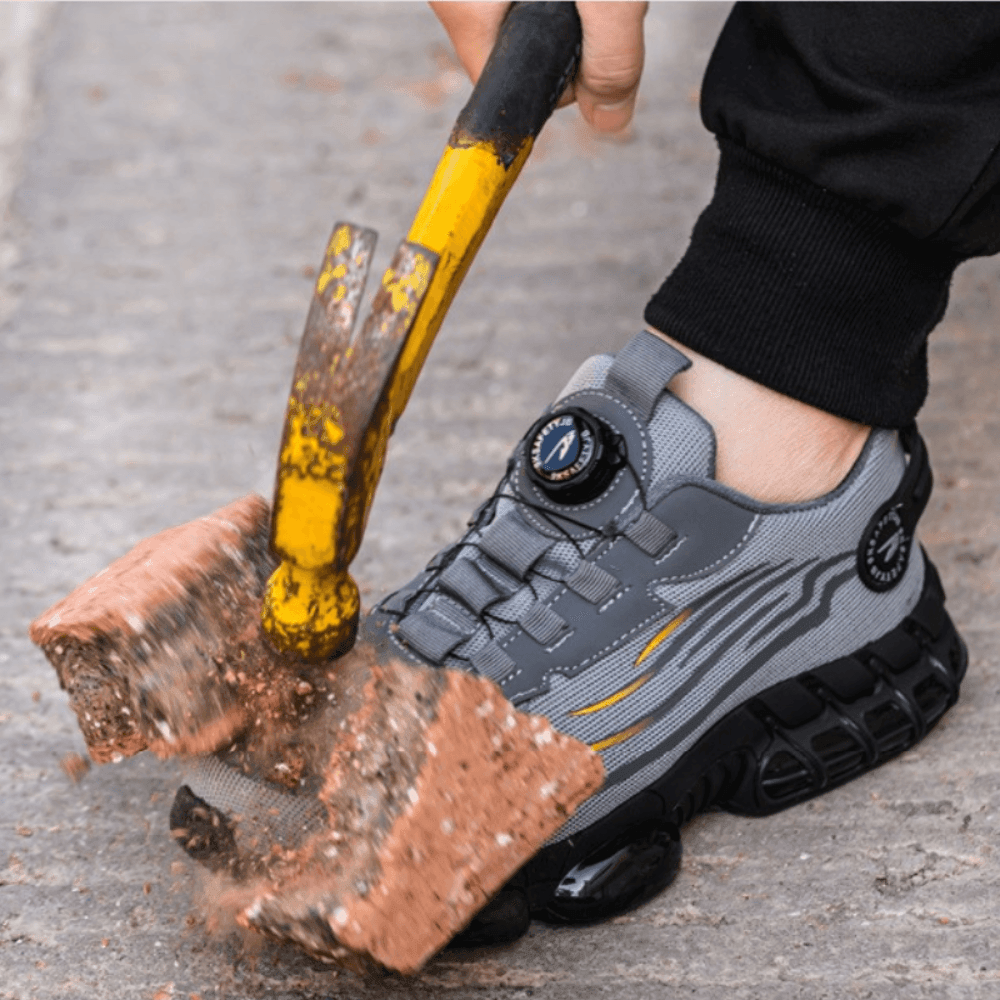 Orthopädische Sicherheitsschuhe mit Stahlkappe und Memory-Schaum