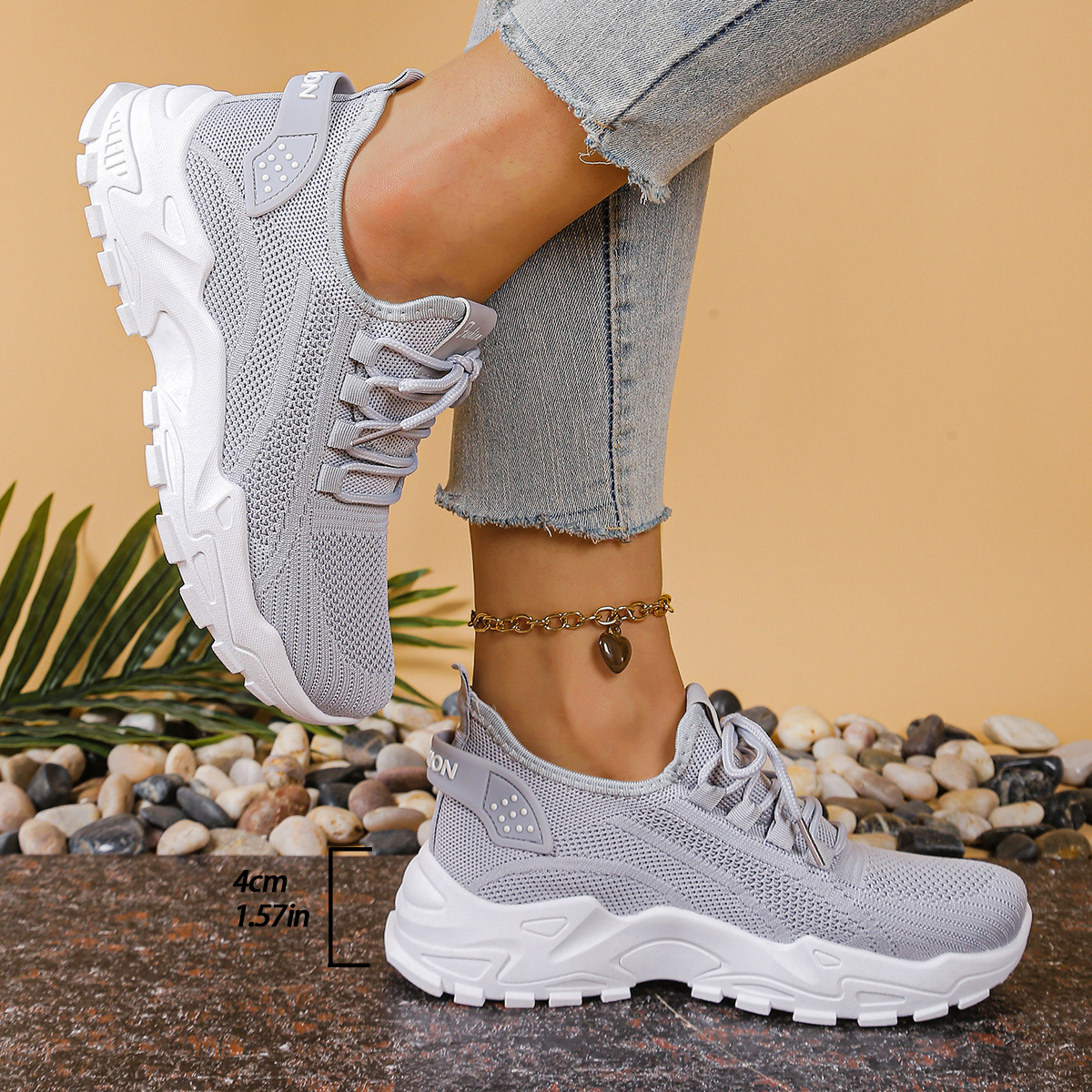 Orthopädische Sneaker mit Fußgewölbestütze und ergonomischer Sohle – breite Zehenbox für maximalen Komfort
