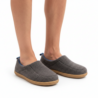 Orthopädische Unisex-Hausschuhe mit fester Sohle und Fleece-Futter
