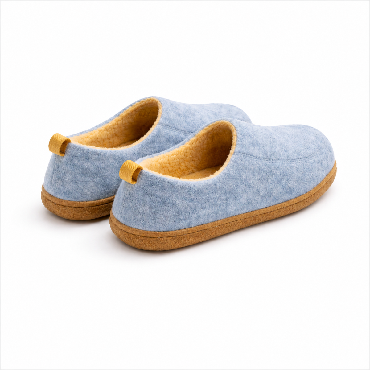 Orthopädische Unisex-Hausschuhe mit fester Sohle und Fleece-Futter