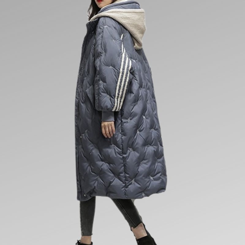 Oversize-Steppmantel für Damen