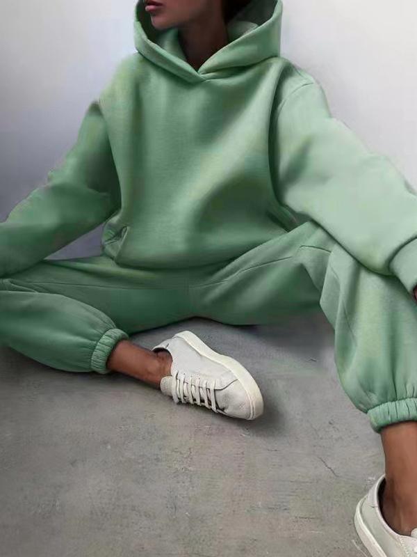 Oversized Hoodie- und Jogginghosen-Set für Damen