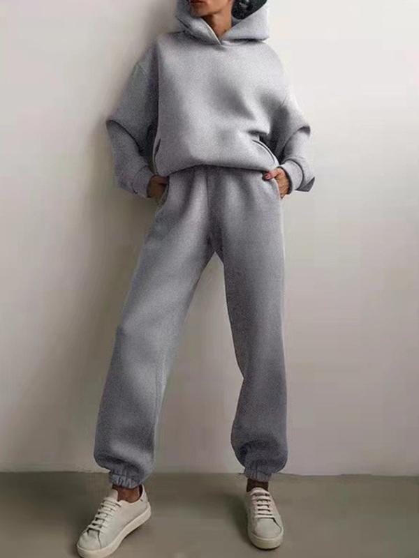 Oversized Hoodie- und Jogginghosen-Set für Damen