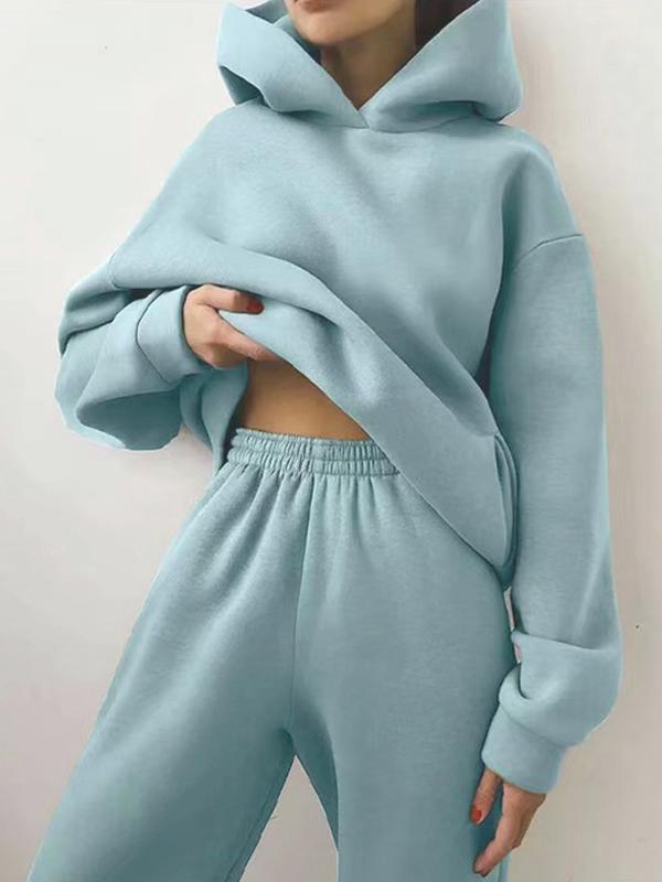 Oversized Hoodie- und Jogginghosen-Set für Damen