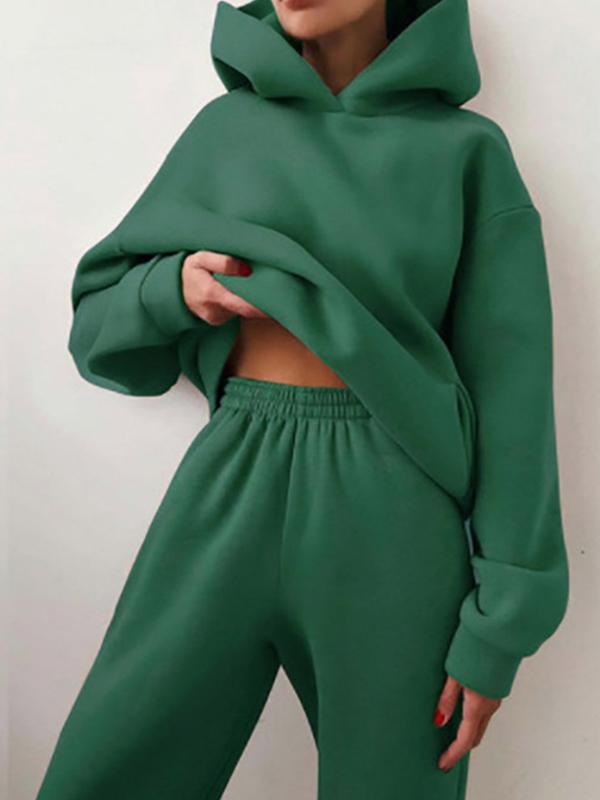 Oversized Hoodie- und Jogginghosen-Set für Damen
