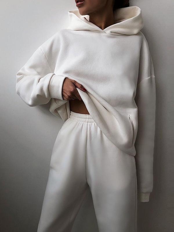 Oversized Hoodie- und Jogginghosen-Set für Damen