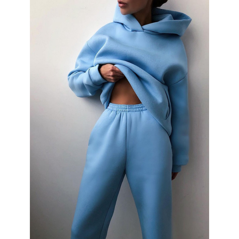 Oversized-Jogginganzug mit hoher Taille