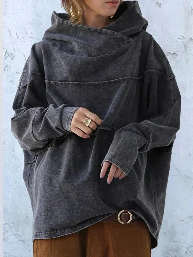 Oversized-Kapuzenpullover für Damen