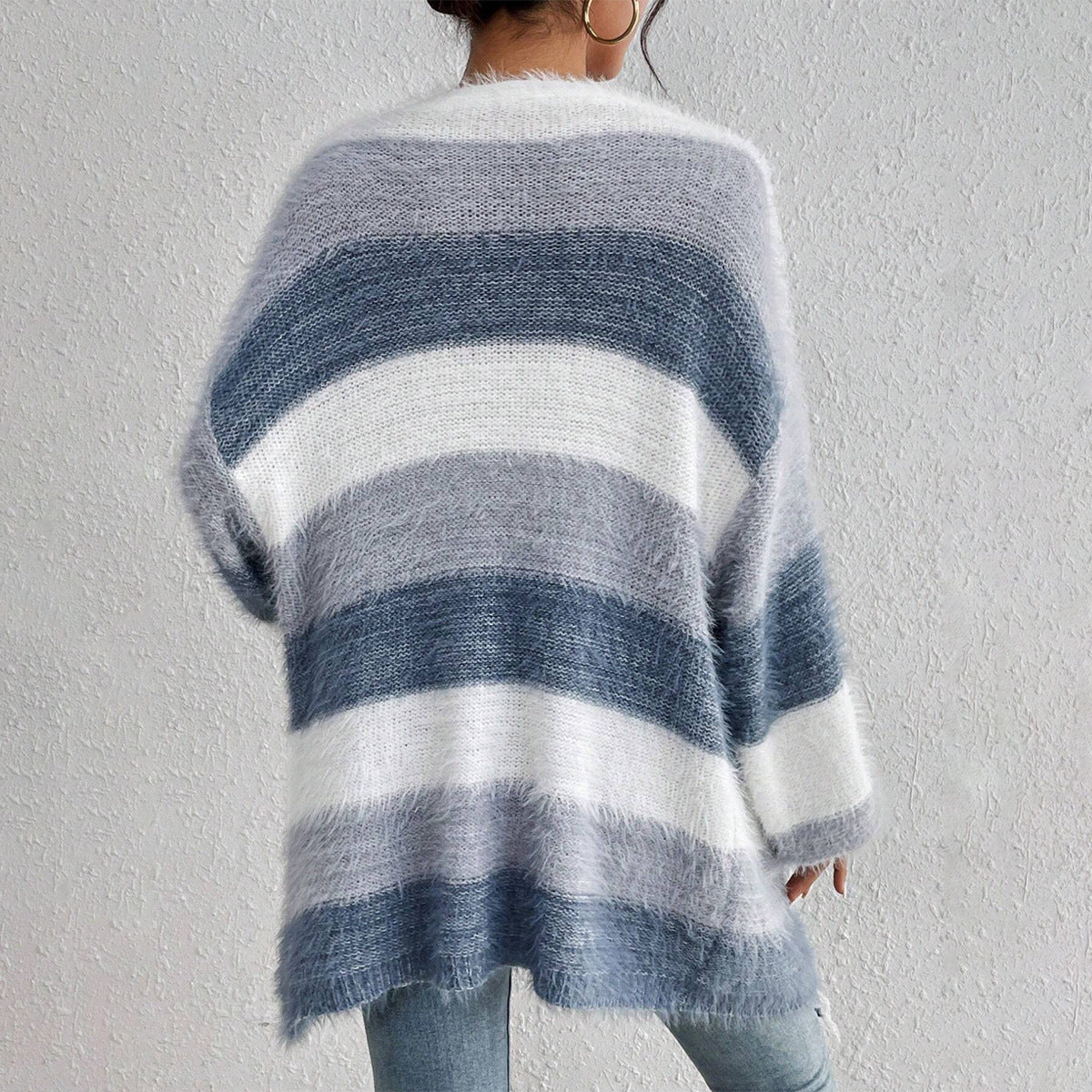 Oversized Offene Strickjacke für Damen
